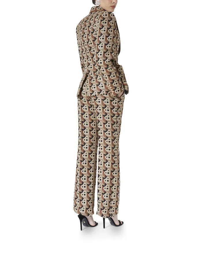 Casablanca Paris Tailoring Heart Jacquard Trousers 8211 Women Casablanca Paris Tailoring Heart Jacquard Trousers 8211 Women