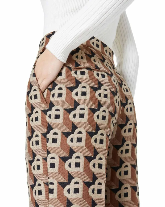 Casablanca Paris Tailoring Heart Jacquard Trousers 8211 Women Casablanca Paris Tailoring Heart Jacquard Trousers 8211 Women