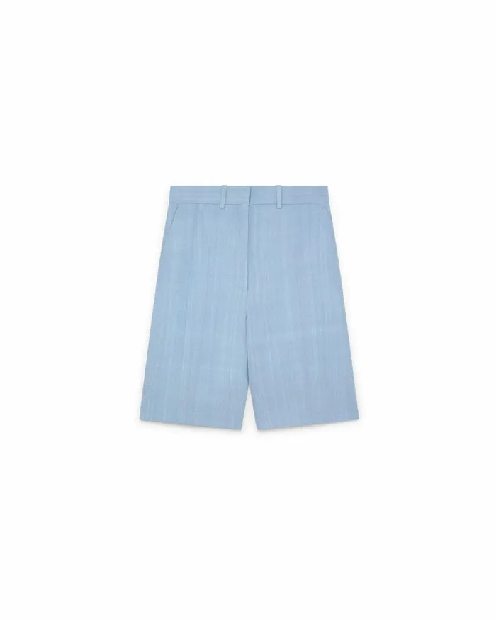Casablanca Paris Tailoring Light Blue Tailored Shorts 8211 Women