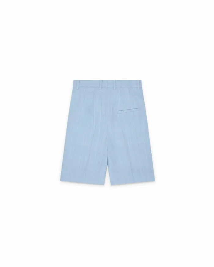 Casablanca Paris Tailoring Light Blue Tailored Shorts 8211 Women Casablanca Paris Tailoring Light Blue Tailored Shorts 8211 Women