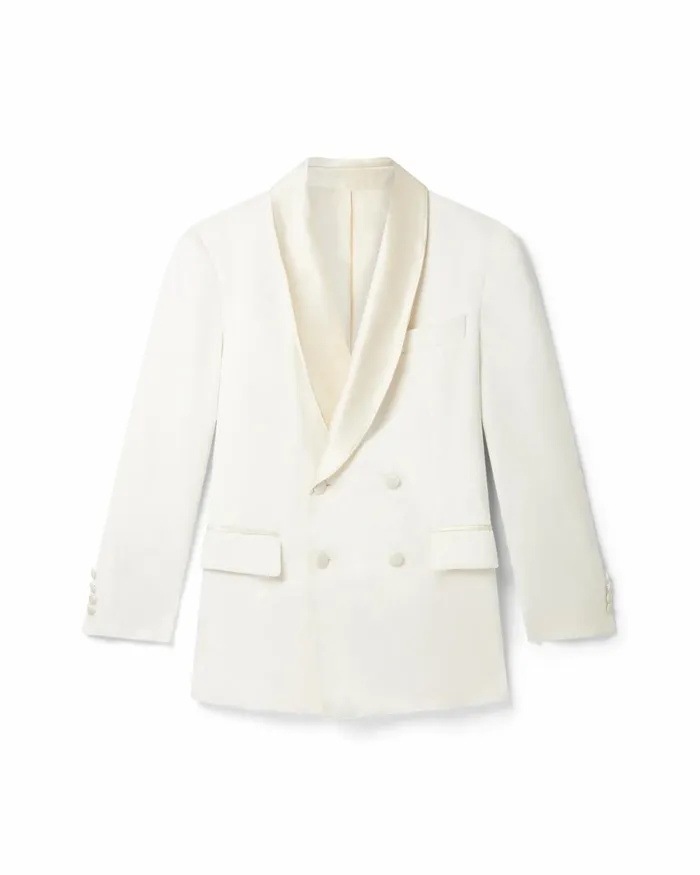 Casablanca Paris Tailoring OffWhite Double Breasted Blazer 8211 Women