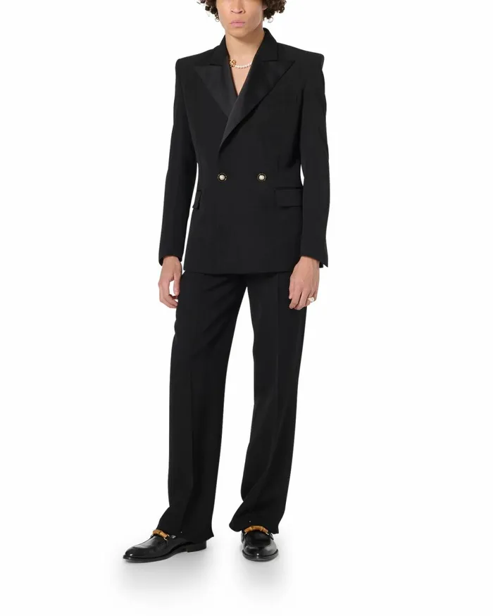 Casablanca Paris Tailoring Straight Leg Silk Trousers 8211 Men Casablanca Paris Tailoring Straight Leg Silk Trousers 8211 Men