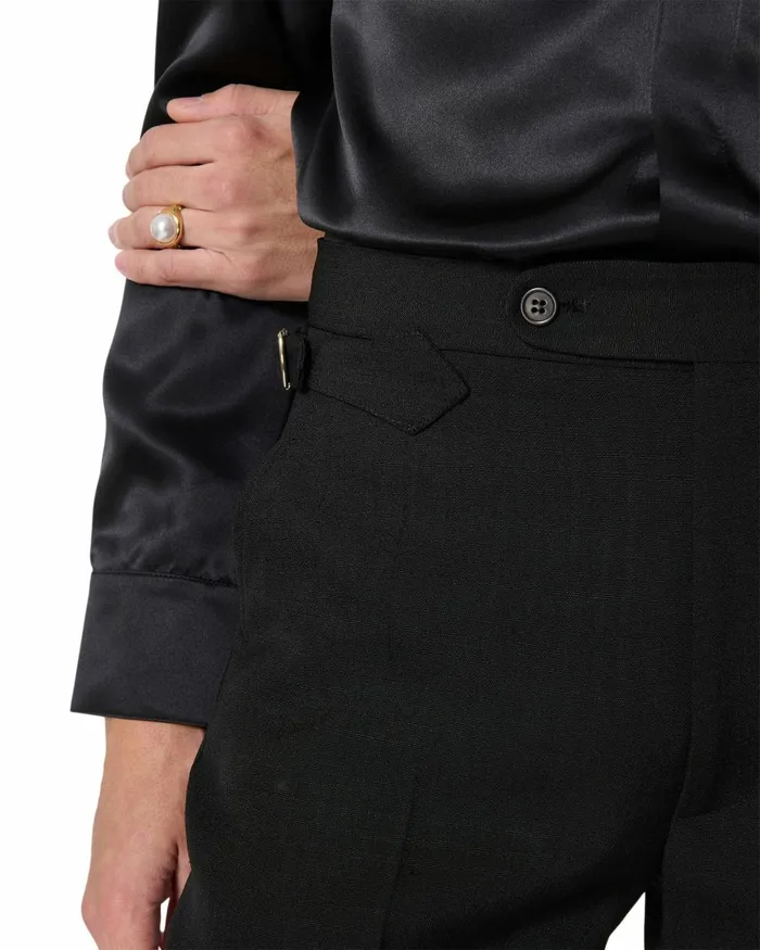 Casablanca Paris Tailoring Straight Leg Silk Trousers 8211 Men Casablanca Paris Tailoring Straight Leg Silk Trousers 8211 Men