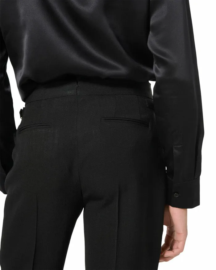 Casablanca Paris Tailoring Straight Leg Silk Trousers 8211 Men Casablanca Paris Tailoring Straight Leg Silk Trousers 8211 Men