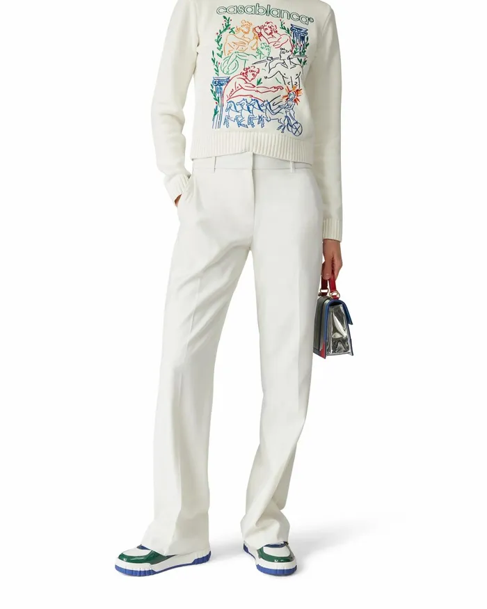 Casablanca Paris Tailoring Wool Tailored Trousers 8211 Women