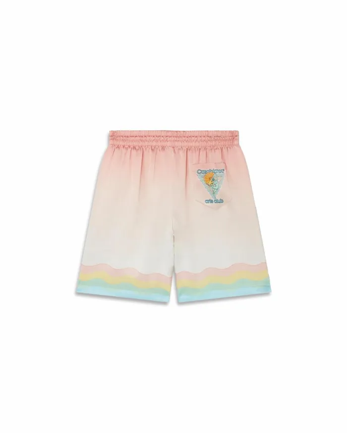 Casablanca Paris Trousers and Shorts Arts Club Silk Shorts 8211 Men