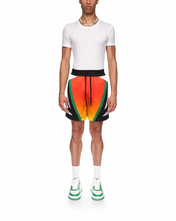 Casablanca Paris Trousers and Shorts Casa Moto Sport Silk Shorts 8211 Men Casablanca Paris Trousers and Shorts Casa Moto Sport Silk Shorts 8211 Men