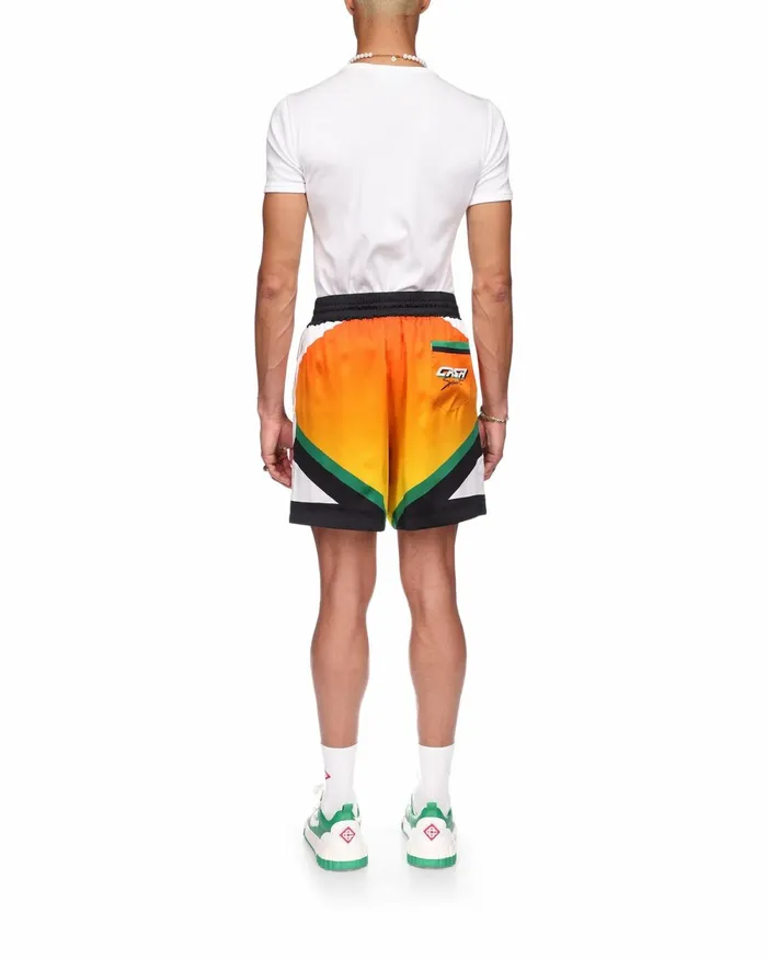 Casablanca Paris Trousers and Shorts Casa Moto Sport Silk Shorts 8211 Men Casablanca Paris Trousers and Shorts Casa Moto Sport Silk Shorts 8211 Men