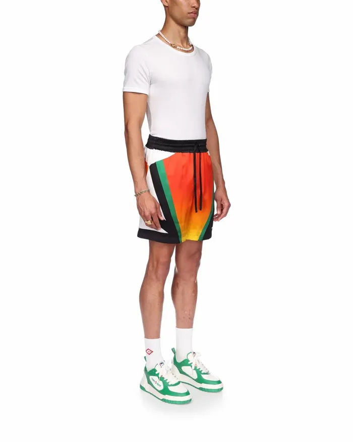Casablanca Paris Trousers and Shorts Casa Moto Sport Silk Shorts 8211 Men Casablanca Paris Trousers and Shorts Casa Moto Sport Silk Shorts 8211 Men