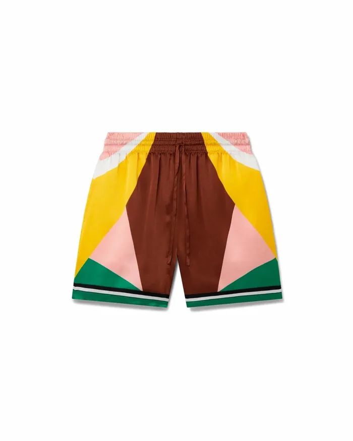 Casablanca Paris Trousers and Shorts Casa Sport Silk Shorts 8211 Men