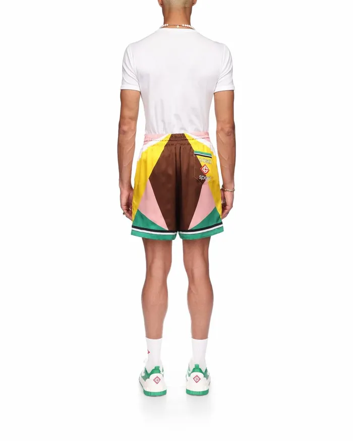Casablanca Paris Trousers and Shorts Casa Sport Silk Shorts 8211 Men Casablanca Paris Trousers and Shorts Casa Sport Silk Shorts 8211 Men