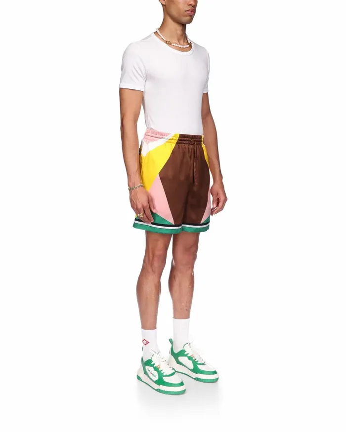 Casablanca Paris Trousers and Shorts Casa Sport Silk Shorts 8211 Men Casablanca Paris Trousers and Shorts Casa Sport Silk Shorts 8211 Men