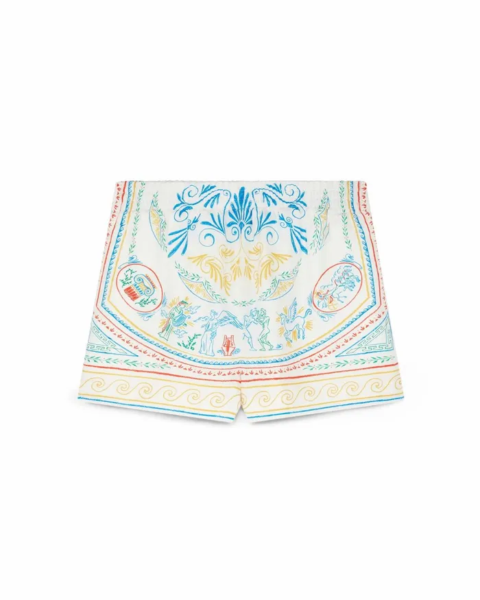 Casablanca Paris Trousers and Shorts Crayon Vase Silk Shorts 8211 Women