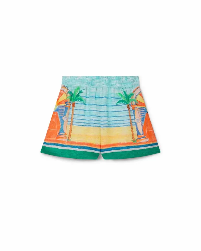 Casablanca Paris Trousers and Shorts Day Of Victory Linen Shorts 8211 Women