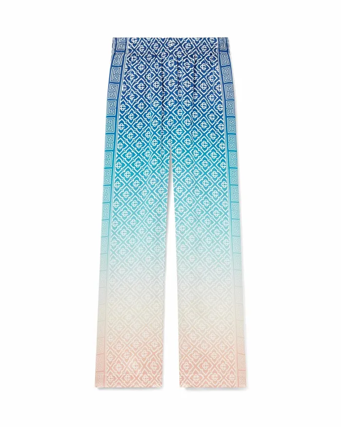 Casablanca Paris Trousers and Shorts Jacquard Gradient Silk Trousers 8211 Women Casablanca Paris Trousers and Shorts Jacquard Gradient Silk Trousers 8211 Women