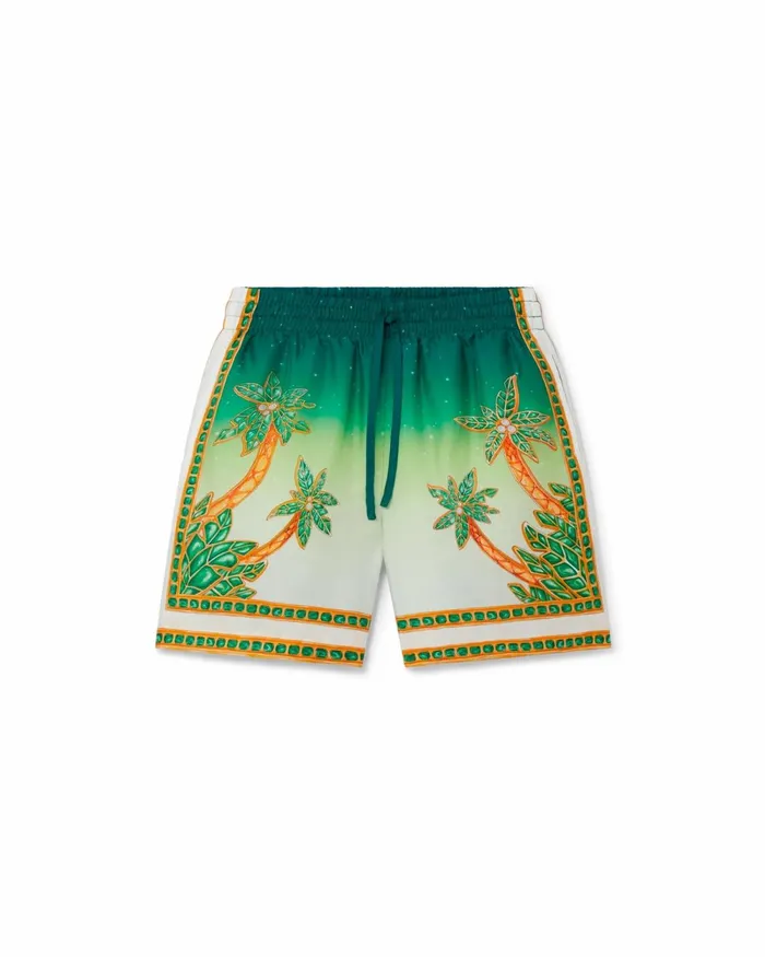 Casablanca Paris Trousers and Shorts Joyaux D039Afrique Silk Shorts 8211 Men