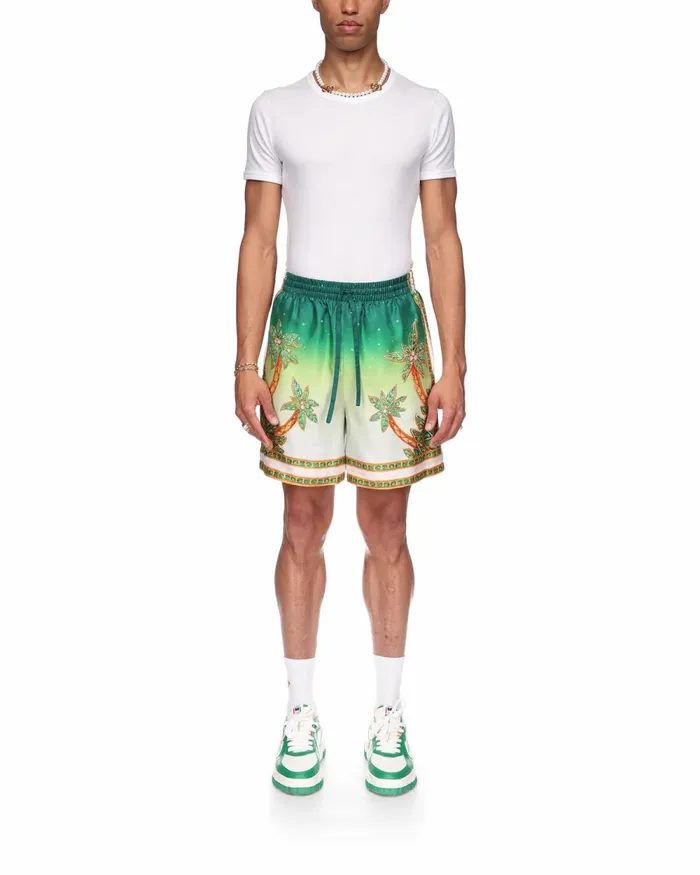 Casablanca Paris Trousers and Shorts Joyaux D039Afrique Silk Shorts 8211 Men Casablanca Paris Trousers and Shorts Joyaux D039Afrique Silk Shorts 8211 Men