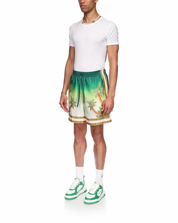Casablanca Paris Trousers and Shorts Joyaux D039Afrique Silk Shorts 8211 Men Casablanca Paris Trousers and Shorts Joyaux D039Afrique Silk Shorts 8211 Men