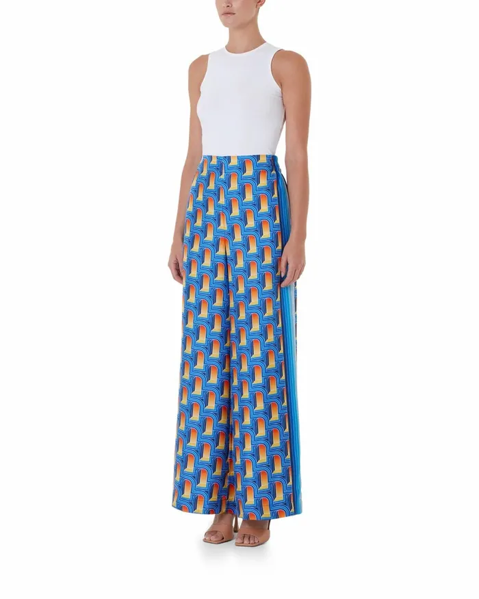 Casablanca Paris Trousers and Shorts L039Arche De Nuit Silk Wide Leg Trousers 8211 Women Casablanca Paris Trousers and Shorts L039Arche De Nuit Silk Wide Leg Trousers 8211 Women