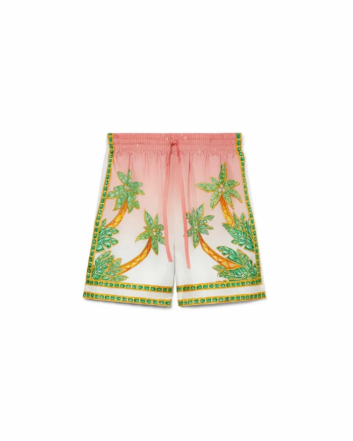 Casablanca Paris Trousers and Shorts Lagos Tennis Club Silk Shorts 8211 Men