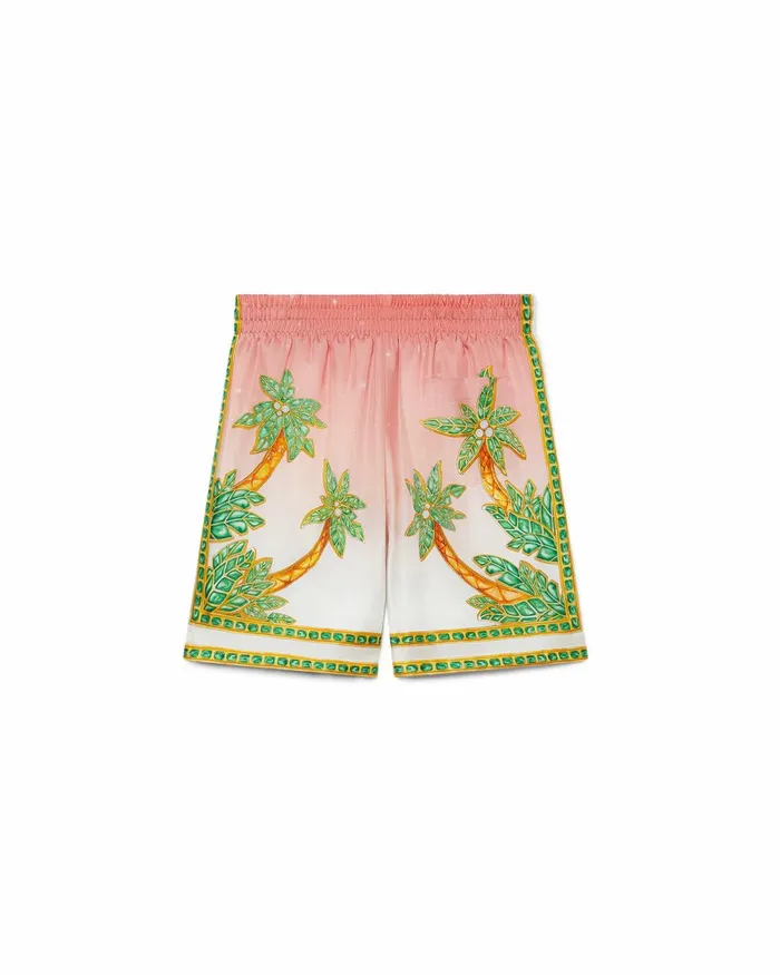 Casablanca Paris Trousers and Shorts Lagos Tennis Club Silk Shorts 8211 Men Casablanca Paris Trousers and Shorts Lagos Tennis Club Silk Shorts 8211 Men