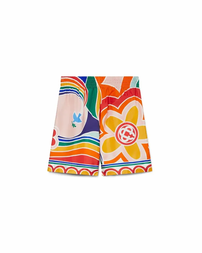 Casablanca Paris Trousers and Shorts Le Pouvoir Des Fleurs Silk Shorts 8211 Men Casablanca Paris Trousers and Shorts Le Pouvoir Des Fleurs Silk Shorts 8211 Men