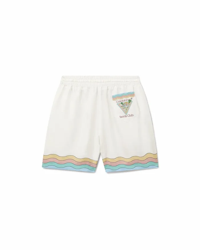 Casablanca Paris Trousers and Shorts Maison De Reve Silk Shorts 8211 Men