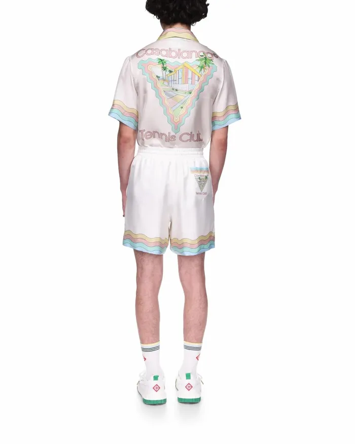 Casablanca Paris Trousers and Shorts Maison De Reve Silk Shorts 8211 Men
