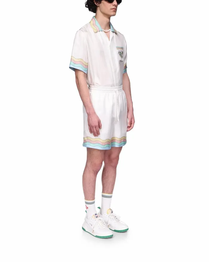 Casablanca Paris Trousers and Shorts Maison De Reve Silk Shorts 8211 Men