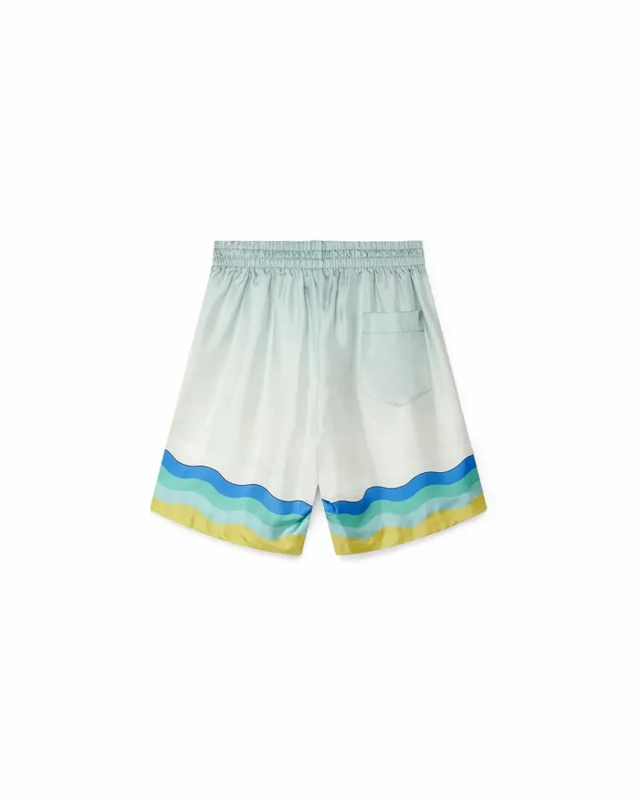 Casablanca Paris Trousers and Shorts Memphis Icon Silk Shorts 8211 Women Casablanca Paris Trousers and Shorts Memphis Icon Silk Shorts 8211 Women