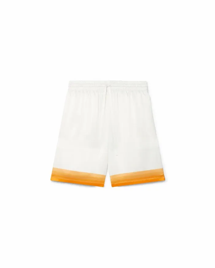Casablanca Paris Trousers and Shorts Palm Springs Icon Orange Silk Shorts 8211 Men Casablanca Paris Trousers and Shorts Palm Springs Icon Orange Silk Shorts 8211 Men