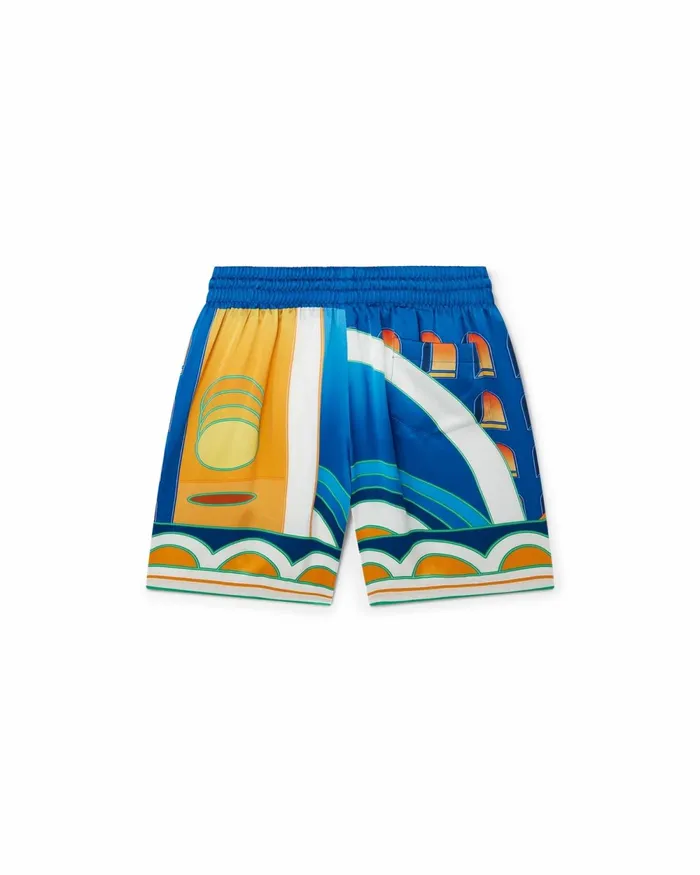 Casablanca Paris Trousers and Shorts Paysage Silk Shorts 8211 Women Casablanca Paris Trousers and Shorts Paysage Silk Shorts 8211 Women
