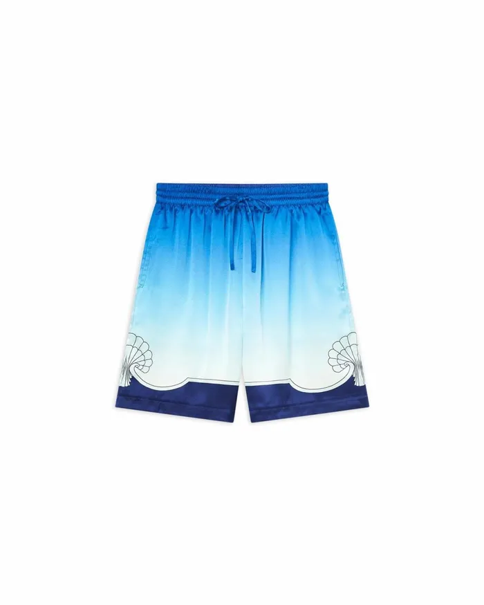 Casablanca Paris Trousers and Shorts Place Vendome Silk Shorts 8211 Men