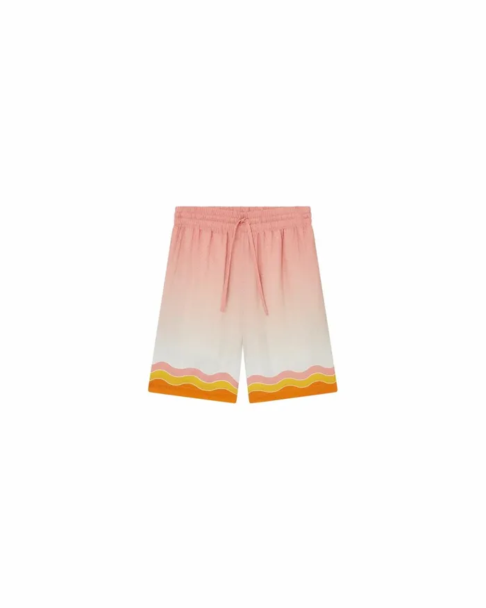 Casablanca Paris Trousers and Shorts Rainbow Monogram Silk Shorts 8211 Men