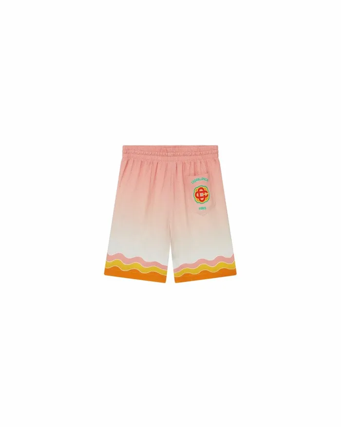 Casablanca Paris Trousers and Shorts Rainbow Monogram Silk Shorts 8211 Men Casablanca Paris Trousers and Shorts Rainbow Monogram Silk Shorts 8211 Men