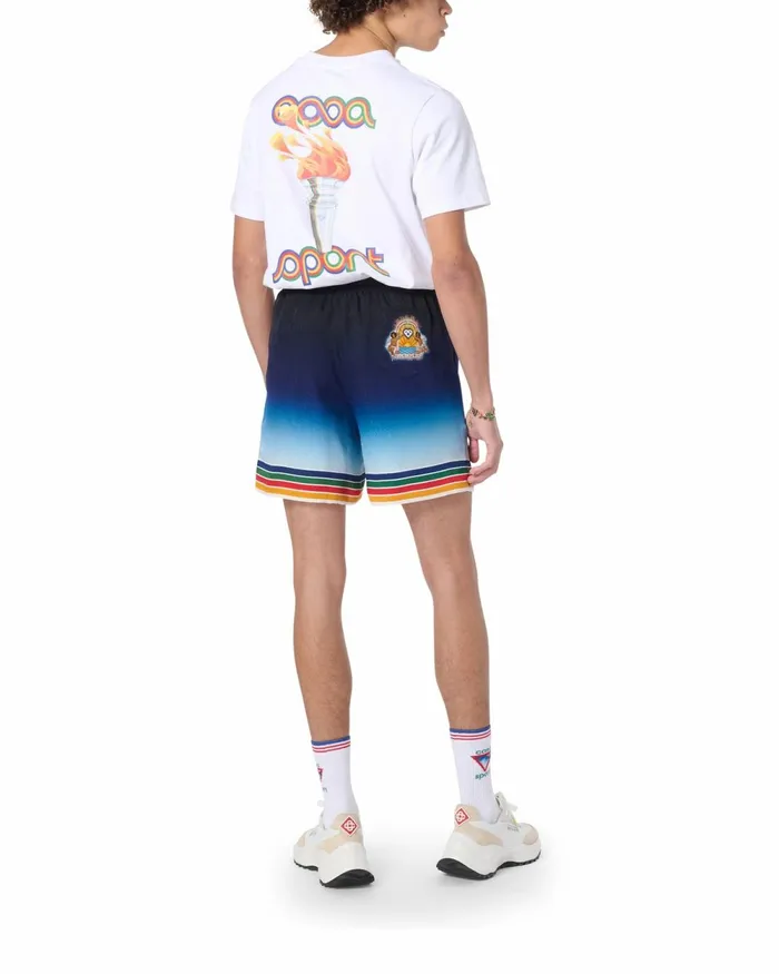 Casablanca Paris Trousers and Shorts Studio De Musique Silk Shorts 8211 Men Casablanca Paris Trousers and Shorts Studio De Musique Silk Shorts 8211 Men