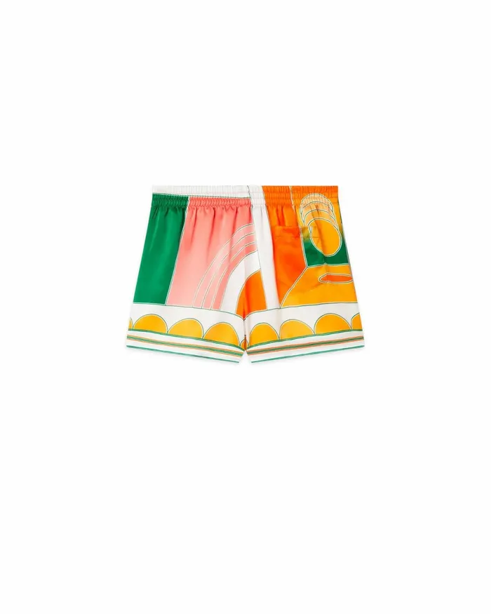 Casablanca Paris Trousers and Shorts Summer Court Silk Shorts 8211 Women