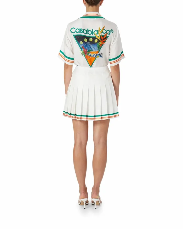 Casablanca Paris Trousers and Shorts Tennis Club Icon Skirt 8211 Women Casablanca Paris Trousers and Shorts Tennis Club Icon Skirt 8211 Women
