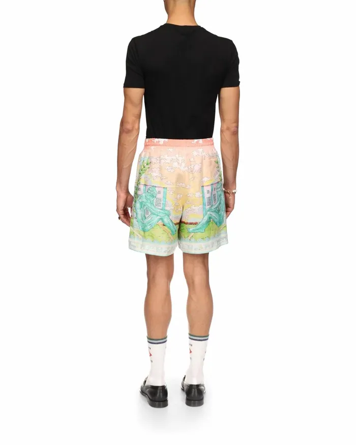 Casablanca Paris Trousers and Shorts Vase Linen Shorts 8211 Men Casablanca Paris Trousers and Shorts Vase Linen Shorts 8211 Men