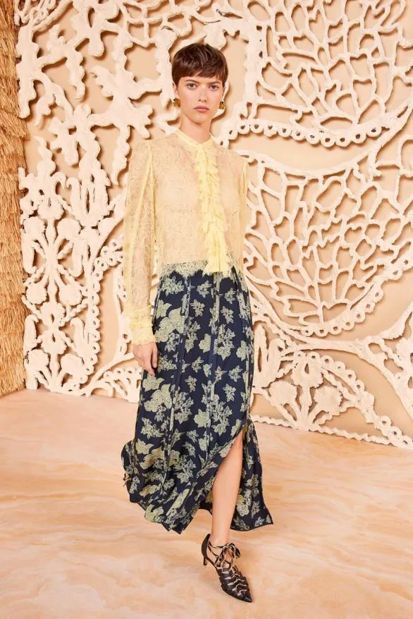Cecile Blouse Lemonbalm Women Ulla Johnson Tops