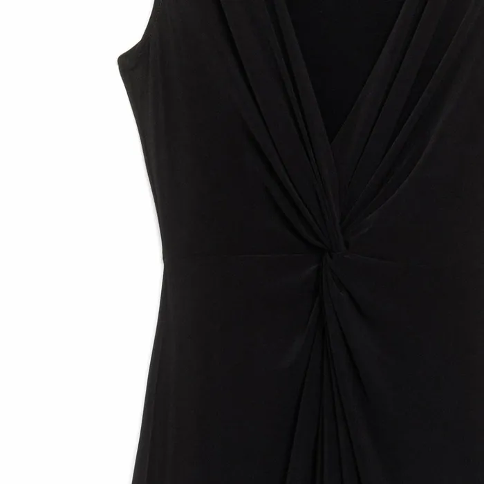 Center Slit Maxi Dress 8211 Black Women Clara Sunwoo Dresses Jumpsuits