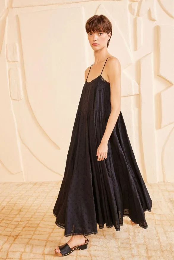 Cerise Dress Noir Women Ulla Johnson Dresses Cerise Dress Noir Women Ulla Johnson Dresses