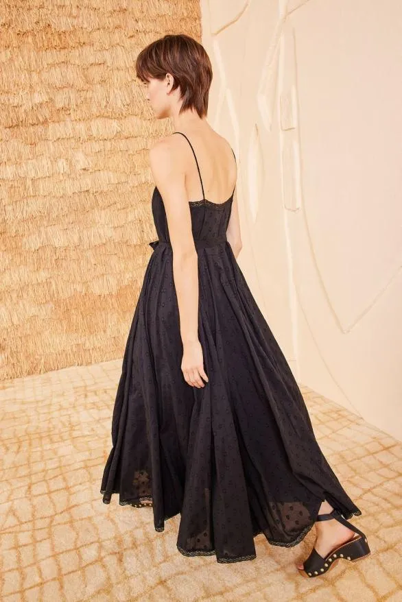 Cerise Dress Noir Women Ulla Johnson Dresses Cerise Dress Noir Women Ulla Johnson Dresses