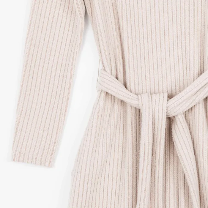 Chunky Ribbed 8211 Tie Waist Pocket Midi Sweater Dress 8211 Sand 8211 Final Sale Women Clara Sunwoo Dresses Jumpsuits