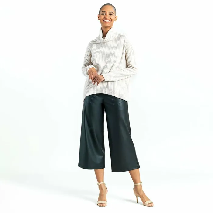 Chunky Ribbed 8211 Tipped Hem Sweater Top 8211 Sand 8211 Final Sale Women Clara Sunwoo Sweaters