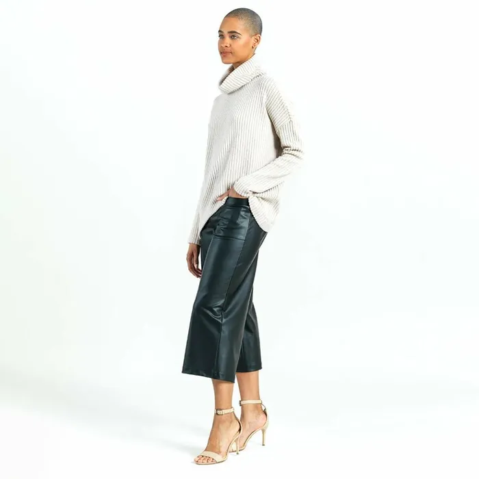 Chunky Ribbed 8211 Tipped Hem Sweater Top 8211 Sand 8211 Final Sale Women Clara Sunwoo Sweaters