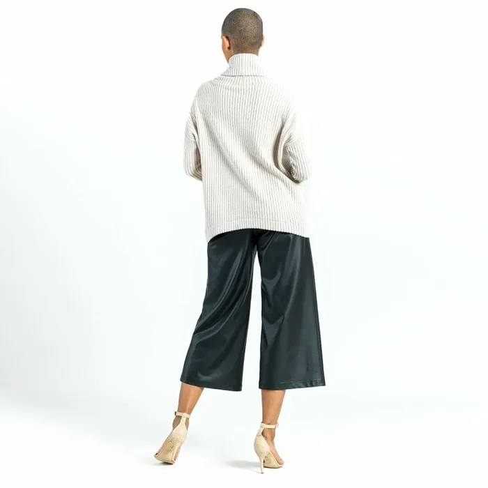 Chunky Ribbed 8211 Tipped Hem Sweater Top 8211 Sand 8211 Final Sale Women Clara Sunwoo Sweaters