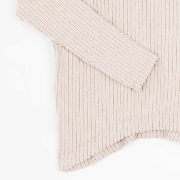 Chunky Ribbed 8211 Tipped Hem Sweater Top 8211 Sand 8211 Final Sale Women Clara Sunwoo Sweaters