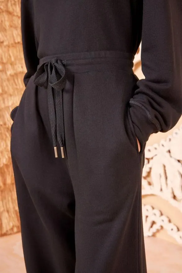 Clarke Pant Noir Women Ulla Johnson Loungewear Clarke Pant Noir Women Ulla Johnson Loungewear