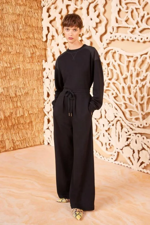 Clarke Pant Noir Women Ulla Johnson Loungewear Clarke Pant Noir Women Ulla Johnson Loungewear